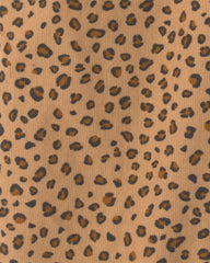Toddler Girl Leopard Corduroy Wide-Leg Pants - Brown