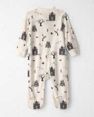 Baby Organic Cotton Sleep & Play Pajamas in Spooky Village