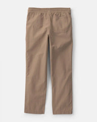 Boys Canvas Pull-On Pants - Khaki