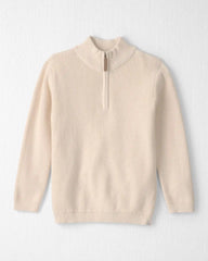 Kids Organic Cotton Quarter-Zip Pullover