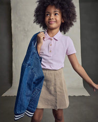 Girls Uniform Ponte Skort - Khaki