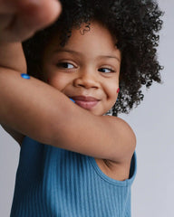 Toddler Girl Ribbed Playtime Tank Top - Blue
