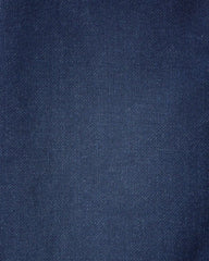 Girls Dark Wash Denim Long-Sleeve Dress - Blue