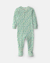 Baby Girl Sea Life 100% Cotton 1-Piece Pajama - Green