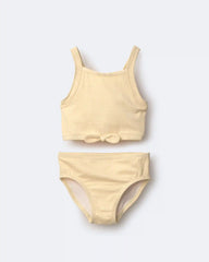 Toddler Girl Bow Tankini - Yellow
