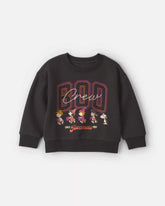 Toddler Boy 'Boo Crew' Peanuts Snoopy Halloween Pullover Sweatshirt - Black