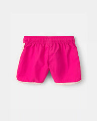 Baby Girl Colorblock Active Shorts - Pink