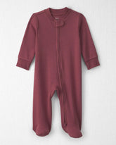 Baby Girl Organic Cotton Pointelle Sleep & Play Pajamas