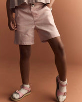 Toddler Girl Bermuda Shorts - Light Pink