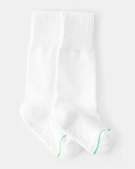 Toddler 1-PackSoccer Socks - White