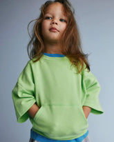 Toddler Breezy Top with Pocket - Lime Green