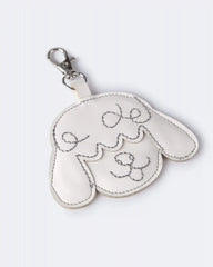 Toddler Girl Poodle Bag Charm - Cream