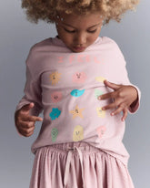Toddler Girl 'I Feel' Long-Sleeve Relaxed Graphic Tee - Light Pink