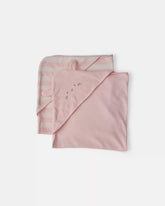 Baby Girl 2-Pack Bunny Terry Towels - Pink