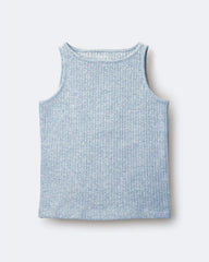 Toddler Girl Ribbed Playtime Tank Top - Heather Grey