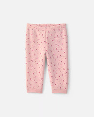 Baby Girl 3-Piece Heart Hooded Layering Set - Pink