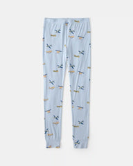 Boys Plane PurelySoft 2-Piece Pajama Set - Blue
