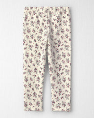 Toddler Girl 2-Pack Recycled Fleece Bottoms Made with Organic Cotton