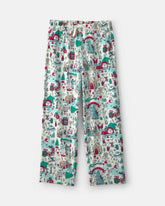 Adult Christmas Scavenger Hunt Fleece Loose Fit Pajama Bottoms