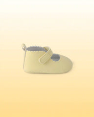 Baby Girl Scalloped Shoes - Yellow