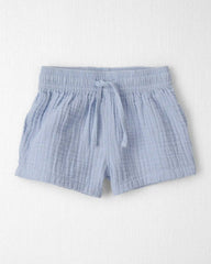 Baby Boy 2-Piece Organic Cotton Gauze Top & Short Set