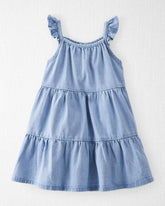 Toddler Girl Organic Cotton Chambray Dress