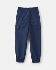 Boys Cargo Joggers - Navy Blue