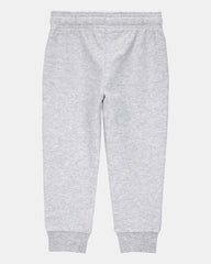 Baby Boy Pull-On Drawstring Joggers - Grey