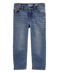 Baby Faded Wash Straight-Leg Jeans