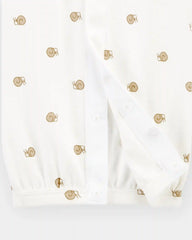 Baby Preemie Snail Cotton Sleeper Gown