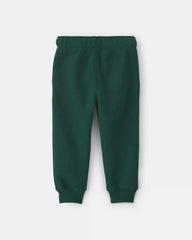 Toddler Boy Fleece Joggers - Dark Green