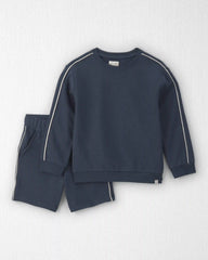 Kids 2-Piece Organic Cotton French Terry Pullover & Short Set