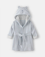 Baby Bear Terry Robe - Blue