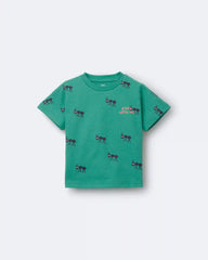 Toddler Boy 'Stick With Me' Dolman Tee - Dark Green