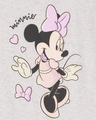 Girls Minnie Mouse Snug Fit Cotton 2-Piece Pajamas