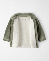Baby Boy Recycled Ribbed Velour Jacket