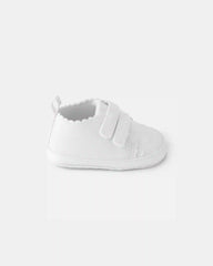 Baby Girl Swiss Dot Casual Shoes - White