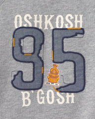 Toddler Boy 'OshKosh' French Terry Pullover Sweatshirt - Grey