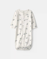 Baby Elephant 100% Cotton Converter Gown - Ivory