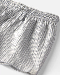 Toddler Boy 2-Piece Organic Cotton Seersucker Gauze Top & Short Set