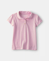 Toddler Girl Uniform Polo Shirt - Pink