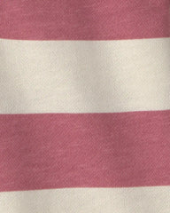 Toddler Girl Organic Cotton French Terry Rugby Polo
