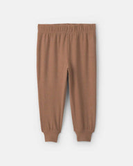 Toddler Boy 2-Piece Long-Sleeve Top & Pant Set - Brown