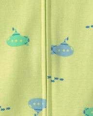 Baby Boy Submarine 100% Cotton 1-Piece Romper Pajama - Green