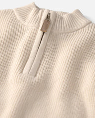 Kids Organic Cotton Quarter-Zip Pullover