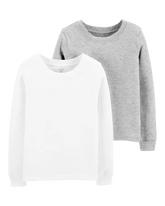 Boys 2-Pack Long-Sleeve Undershirts