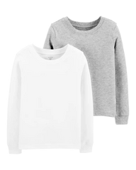 Boys 2-Pack Long-Sleeve Undershirts