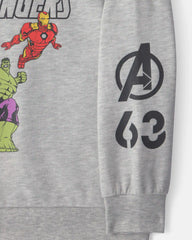 Boys ©Marvel Avengers Pullover Sweatshirt - Grey