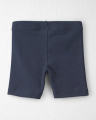 Toddler Girl 2-Pack Organic Cotton Ribbed Pedal Shorts