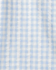 Boys Seersucker Button-Front Shirt Made with Organic Cotton
